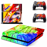 PS4 kleebised Play Station 4 nahakleebiste kleebiste kate PlayStation 4 PS4 konsooli ja kontrolleri katted, vin&uuml;&uuml;l One Size