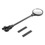 Universaalne pika t&otilde;ukeratta tahavaatepeeglid 360&deg; Xiaomi m365 elektrilise rolleri jaoks, painutatav voolik, reguleeritav tahavaatepeegel must