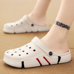 36-45 Summer Fashion Meeste sussid Naiste aiakingad Rannasandaalid 36 valge