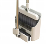 Kolm-&uuml;hes harja ja tolmulapi komplekt Harja tolmulapi harjade komplekt majapidamisp&otilde;randa puhastushari kokkupandavate p&otilde;randapuhastusvahendite jaoks valge