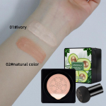 Avocado BB Cream Mushroom Head Air Cushion BB Cream Foundation CC Cream Long Lasting Brighten Concealer Natural Nude Makeup Coverage Primer 01#Ivory