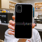 Musical Notes telefoni&uuml;mbris Samsung Galaxy S10 S10e S8 S9 Plus S7 A70 Edge Note10 l&auml;bipaistev &uuml;mbris S10 plus