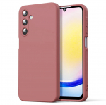 Luksuslik vedel silikoon&uuml;mbris Samsung Galaxy A15 4G 5G A 15 pehme kaanega &uuml;mbrisele for Samsung A15 tumepunast v&auml;rvi