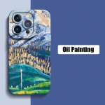 Pink Cherry Blossoms Van-Goghi &otilde;limaaliga telefoni&uuml;mbris iPhone 15 14 13 11 12 Pro Mini XR X XS Max 8 7 Plus kaanele iPhone 15Pro Max mordant punane 19 v&auml;rvi