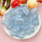 K&auml;sit&ouml;&ouml;na valmistatud liblikas helmestest juukseehete valmistamine auguga kaelakee k&otilde;rvar&otilde;ngad moe jaoks umbes 16 mm * 27 mm akr&uuml;&uuml;list DIY p&auml;rlite tarvik 20 tk / komplekt sinine