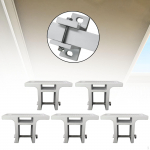 5 tk Sisset&otilde;mmatavad varikatused Seinale kinnitusklambriga Varjuvarjuga varikatus v&auml;listingimustes