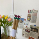 1 paar Ins Wind armsaid tulbi s&ouml;&ouml;gipulki praktilisi bambusest s&ouml;&ouml;gipulki paarile pere banketis&ouml;&ouml;gi s&ouml;&ouml;gipulgad &uuml;hev&auml;rviline sisestusv&auml;rviline tulbikaunistus 1pair kollane