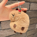Loominguline pehme t&auml;idisega loom Capybara pl&uuml;&uuml;sis nukk kriuksuv m&auml;nguasi Multikas kott ripats v&otilde;tmehoidja seljakott autokott v&otilde;tmehoidja