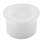 Silikoonvorm tsemenditopsi jaoks, ideaalne kristallvaigust ja vahast k&uuml;&uuml;nlahoidjatega meisterdamiseks &ndash; uuenduslik peeglikujundus