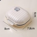 7-p&auml;evane pillide ravimi s&auml;ilituskarp n&auml;dalane tabletihoidja s&auml;ilituskarp konteineri &uuml;mbris pillikarp jaoturid tabletikarpide karp