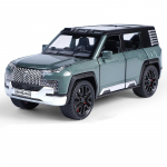 1/32 BYD Look Upat U8 SUV Sulamist Automudel Valatud Metallist M&auml;nguasi Maastikuauto Automudel Simulatsioon Heli ja Valgus Laste Kingitus sinine