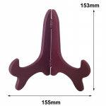 1 tk Puidust Vitriinalus N&otilde;udepesurest Taldriku Kausi Raam Fotoalbumi Pjedestaal Hoidik tumepunane