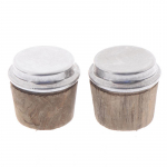 2tk 40&nbsp;Mm p&otilde;hja l&auml;bim&otilde;&otilde;duga puidust termospudeli korgist korgikorgi kaane korgiga veekeetja osad 4.5cm