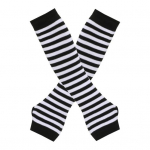 1 paar naiste triibulised s&otilde;rmedeta kindad, silmkoelised k&uuml;&uuml;narnukikindad talveks Pehmed venivad k&auml;tesoojendajad j&otilde;ulukingitus