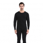 2 tk/komplekt Talvine meeste termopesu komplekt &Uuml;markaelusega pikkade varrukatega soe paks k&otilde;rge elastsusega Slim Fit avatud jalgevahe Meeste pidžaamakomplekt Spordip&uuml;kste komplekt M helehall v&auml;rv