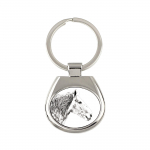 Percheron - keychain with a horse, keychain with a print, personalized pendant from the Art-Dog brand