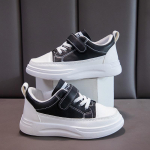 S&uuml;gisesed laste v&auml;ikesed valged kingad hingavast nahast vabaaja lastejalatsid poistele ja t&uuml;drukutele lasteaia&otilde;pilastele Puhasvalged spordijalatsid 26