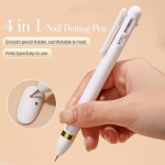 1 tk 4 in 1 Nail Art Dotting T&ouml;&ouml;riistad K&uuml;&uuml;nte puurimisots K&uuml;&uuml;nte t&ouml;&ouml;riistad Punktv&auml;rvimist&ouml;&ouml;riistad Nael Point Drill Pen
