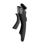 Universaalne eemaldatav poti k&auml;epide Tugev ergonoomiline asendusk&auml;epide k&ouml;&ouml;gin&otilde;ude jaoks, mis sobib h&auml;sti praepannidega, reisimugav pajaroog must