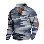 Kevadine ja s&uuml;gisene meeste seisva kraega dressipluus on vabaaja kampsunid L sinine