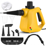 Surve all hoidev mitme pinnaga pihupuhasti 9 tk tarvikutega koduseks kaasaskantavaks UK plug kollane