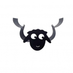 Tualettpaberi riiuli seinakinnitus K&otilde;rge kandev&otilde;imega Tugev, Suure mahutavusega armsad suured silmad lamba v&auml;limusega paberirulli korraldaja Vannitoa tarvikud Goat