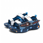 28-40 Kamuflaaž Laste Sandaalid Suvised Kahekordse takjapaelaga Spordijalatsid Maagilised Poiste Sandaalid 40 must/kollane