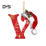 26 t&auml;hte j&otilde;ulupuu kaunistused j&otilde;ulude t&auml;hestiku t&auml;hed j&otilde;uluvana m&uuml;tsi ripatsiga akr&uuml;&uuml;list rippuv kaunistus kodukontori autode kaunistamiseks L