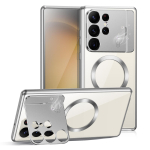 S24 Ultra Metallist Alumiiniumisulamist Magnetiline Kaanega Samsung Galaxy S23 FE S22 Ultra S21 Objektiivihoidja Aroomiteraapia Laadimiskate For Galaxy S24 Ultra h&otilde;be