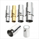 5 tk &uuml;mmargused magnetklambrid, sobivad 3/4/5/6/8 mm nahast n&ouml;&ouml;riga k&auml;ev&otilde;rud DIY pistikud tarvikud 3 mm kuld