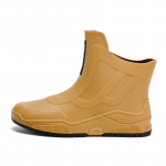 Moepaari vihmasaabas Mid Top Four Seasons kokakingad Kulumiskindlad libisemiskindlad veekingad t&ouml;&ouml;jalatsid Autopesujalatsid meeste vihmajalatsid 35 kollane