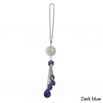 Auto tahavaatepeegli ripats metallist kristallkuuli teemant dekoratiivne vedrustus rippuvad kaunistused auto kivist interj&ouml;&ouml;ri stiil must