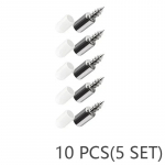 100/10 TK Isekeermestavad kruvikihilised plaadihoidikud Riidekapp vaheseinaklambrid Fikseeritud kruvidega riiuli tugipulgad koos libisemiskindla h&uuml;lsiga