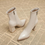 Terava varbaga pahkluu Naiste saapad Elegantsed k&otilde;rged kontsad, soojad pehmed kontorijalatsid, naiste 2024 trendipeokingad Talvine hubane Botas Mujer 35 must