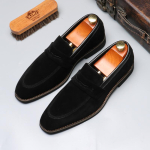 Moodsad Meeste Vabaaja &Auml;rikingad Meeste Klassikalised Briti Stiilis Penny Loaferid Mokassiinid Moodsad Peo Pulma Kingad Meestele 38 black