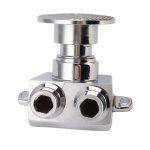 Jalapedaaliklapp Vasest puutevaba jalgpedaaliga veeklapi komplekt Veekraan Vannitoasegisti