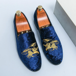 Uus meeste kleit Kingad Luksuslik mood Peigmehe pulmakingad Meeste Inglismaa stiilis vabaaja lamedad kingad 38 sinine