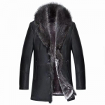 Meeste kasukas karusnahast lambanahast karusnahast &uuml;ks pesukaru karusnahast kaelarihm pikas meeste nahktagis S