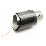 Helendav LED v&auml;ljalasketoru summuti LED v&auml;rviliste tuledega Lihtne paigaldus S&uuml;sinikkiust auto sabaotsa tule summuti v&auml;ljalaskes&uuml;steemid