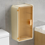 Vannitoa riiul seinale kinnitatav veekindel salvr&auml;tikukarp Multifunktsionaalne tualett-tarvete hoiukarbi &scaron;ampooni korraldaja Uus