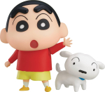 Good Smile Company Nendoroid v&auml;rvipliiats Shinnosuke Nohara plastist maalitud liikuv figuur Edasim&uuml;&uuml;k Shin-chan Mittemastaabis beige