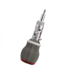 8 in 1 Bits Ratchet Screwdriver Compact Ergonomic Handle Versatile for Home Improvement Professional