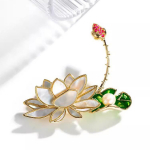 National Style Lotus Pod Pross High-End naiste kerge luksusliku temperamendiga mageveep&auml;rlitest prossn&otilde;ela &uuml;likond Cheongsam koos aksessuaaridega