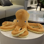 Simulatsioon Kollane kaheksajalg Palus m&auml;nguasi Elutruu topisega loomad Pehmed Nukk Multifilm Pehme padi t&uuml;drukutele Poistele S&uuml;nnip&auml;evakingitused 40cm