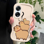 V&auml;rvitud muster Big Wave Edge pehme silikoon materjal Macaron telefoni &uuml;mbris p&otilde;rutuskindel kaitsev kummist &uuml;mbris OPPO Reno Realme jaoks Realme C25S sinine