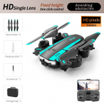 2025. aasta uus T6 droon 8k professionaalne HD aerofotograafia takistuste v&auml;ltimise drooni optilise vooluga kokkupandav neljakopteri helikopteri m&auml;nguasi kingitus 1 km Single camera 1 battery roheline
