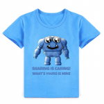 Lapsed Uus saabumine Moodne 3D tr&uuml;kiga Garten of BANBAN tee l&uuml;hikeste varrukatega t-s&auml;rk lastele 160 valge