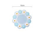 Daisy p&otilde;letusvastane matt &otilde;htus&ouml;&ouml;gi matt taldrik soojusisolatsiooni matt lauamatt p&otilde;letusvastane majapidamiskaussi matt aluste silikoonmatt small roosa