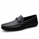 Luksuslikud Meeste Ehtsa Nahast Kingad Uued Vabaajakingad Meestele Sinised &Auml;rimeeste Slip-on Kingad K&otilde;ik-Sobivad Loaferid K&auml;sit&ouml;&ouml;na Valmistatud S&otilde;idujalatsid 36