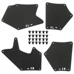 Kummist porilapatsid Eesmised Vasak Parempoolne Poritiiva Sisemine Kaitseservad Tihendid Kaitsed Toyota Tundra 2014-2021 Sequoia 2008-2022 jaoks
